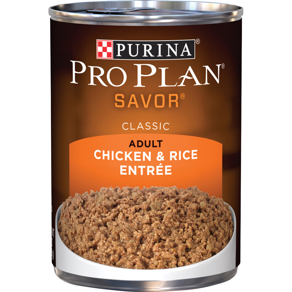 Pro Plan Adult Chicken & Rice Dog Food, 13 oz