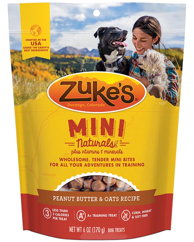 Zuke's Mini Naturals Peanut Butter & Oats Recipe 6 oz