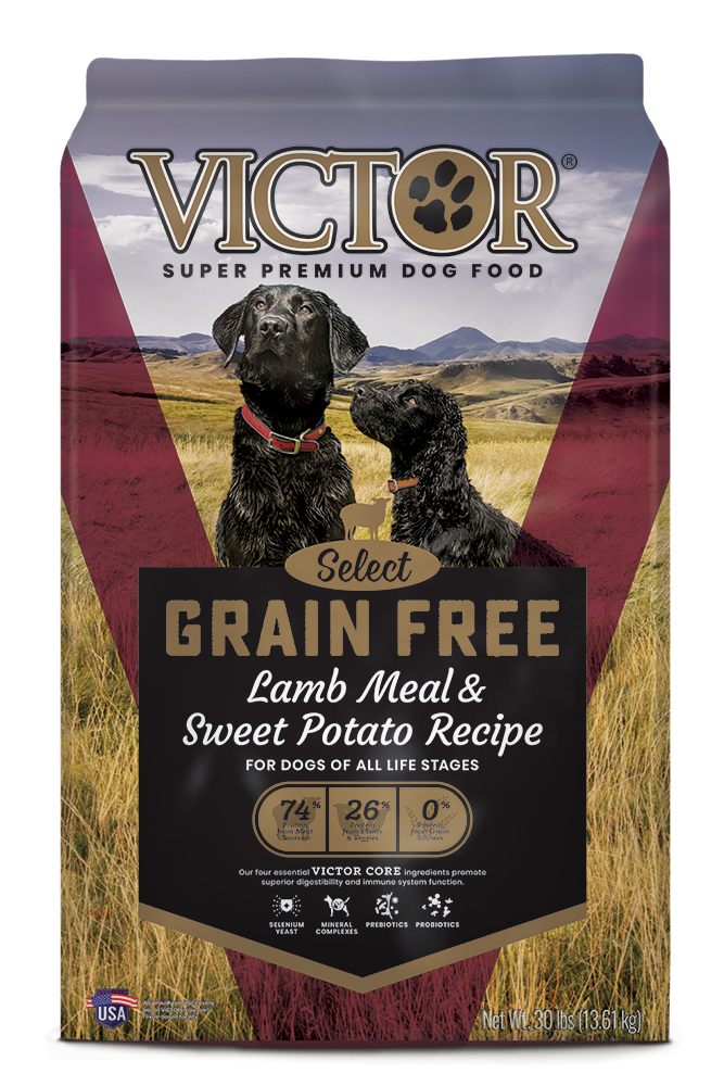 VICTOR Grain Free Lamb Meal & Sweet Potato Recipe Dog Food, 30 lbs