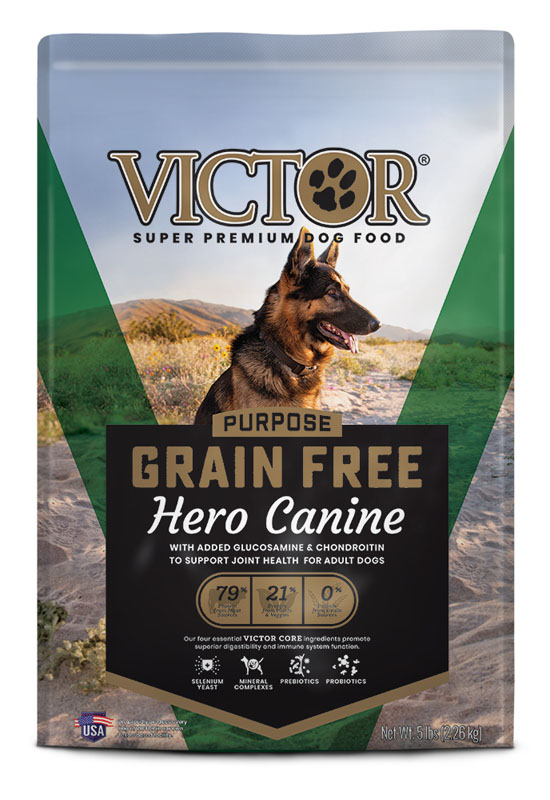 VICTOR Grain Free Hero Canine, 5 lbs