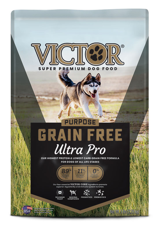 VICTOR Grain Free Ultra Pro Dog Food, 5 lbs