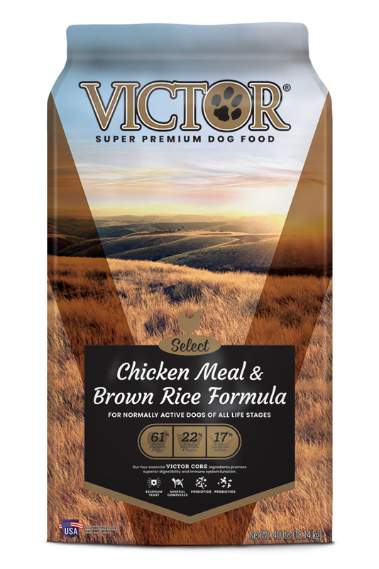 VICTOR Chicken Meal & Brown Rice Formula Dog Food, 40 lbs