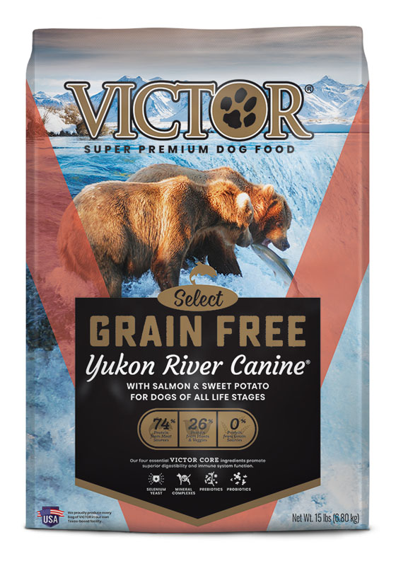 VICTOR Grain Free Yukon River Canine, 15 lbs