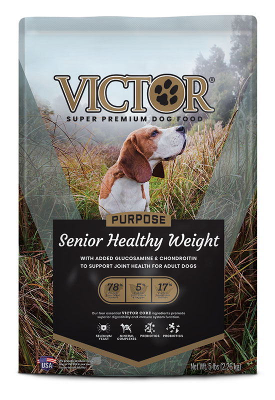 VICTOR Senior, Healthy Weight Dog Food, 5 lbs