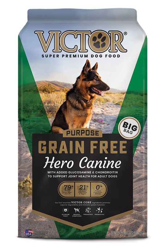 VICTOR Grain Free Hero Canine, 50 lbs