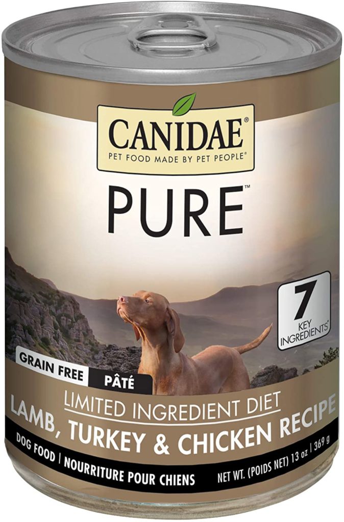 Canidae PURE Grain Free Lamb, Turkey, & Chicken Recipe for Dogs, 13 oz