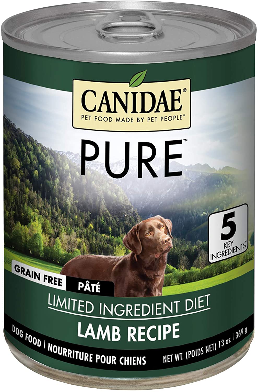 Canidae PURE Grain Free Lamb Recipe for Dogs, 13 oz