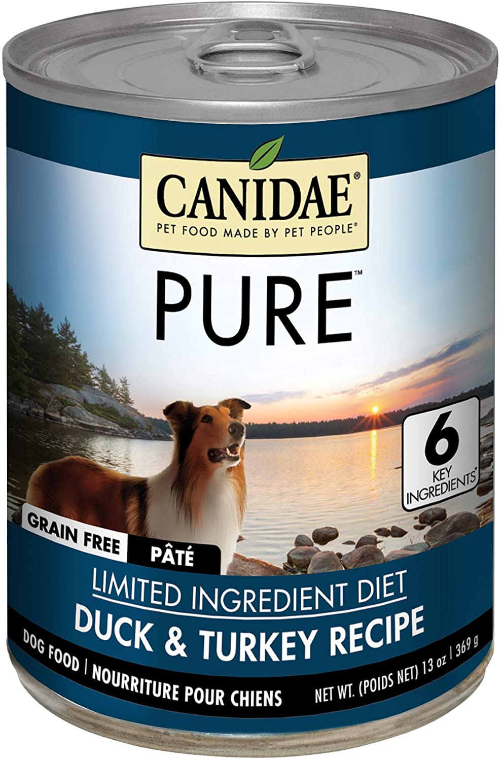 Canidae PURE Grain Free Duck & Turkey Recipe for Dogs, 13 oz