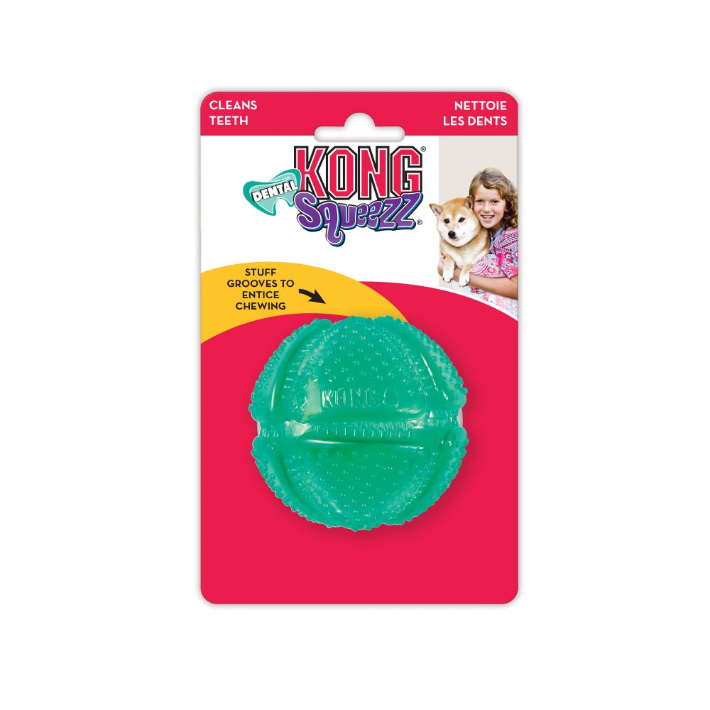 Kong Squeezz Dental Ball, Medium