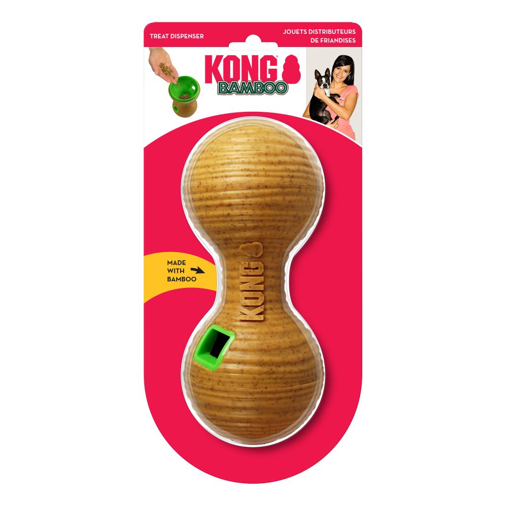 Kong Bamboo Treat Dumbell, Medium