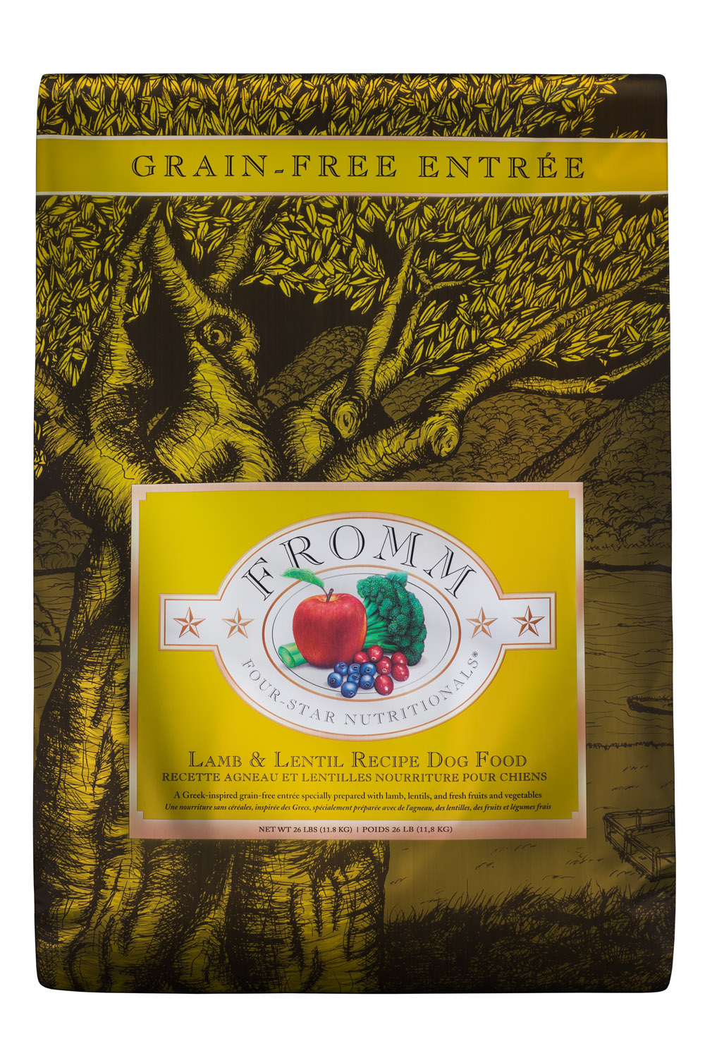Fromm Four-Star Nutritionals&reg;&nbsp;&nbsp;Lamb & Lentil Recipe Dog Food, 26 lbs