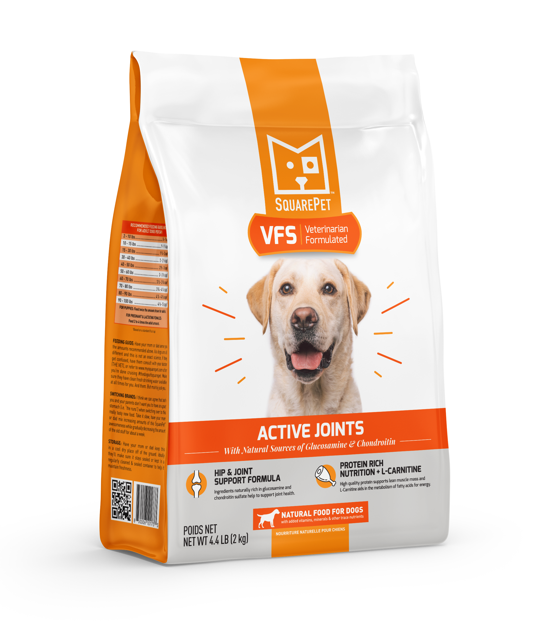 SquarePet VFS Active Joints for Dogs, 4.4 lbs
