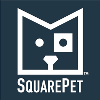 SQUARE-PET-Logo White on Navy100x100