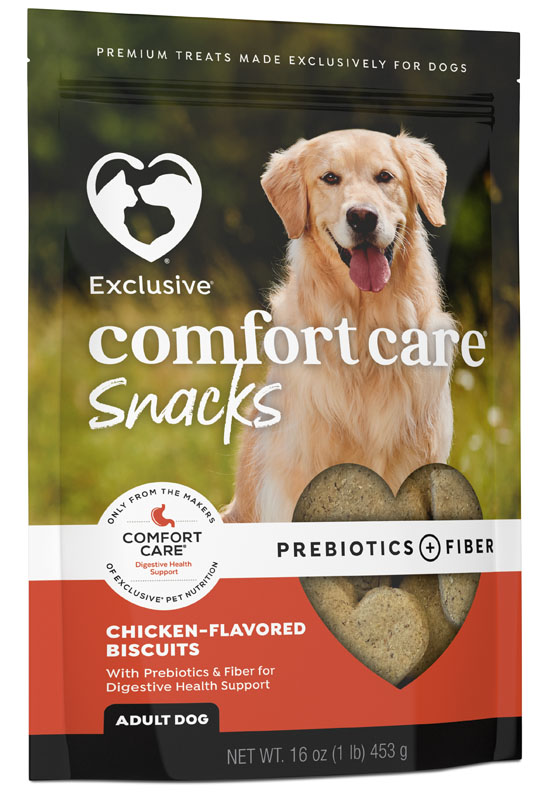 Exclusive Comfort Care Adult Dog Snacks Chicken-Flavored Biscuits, 16 oz