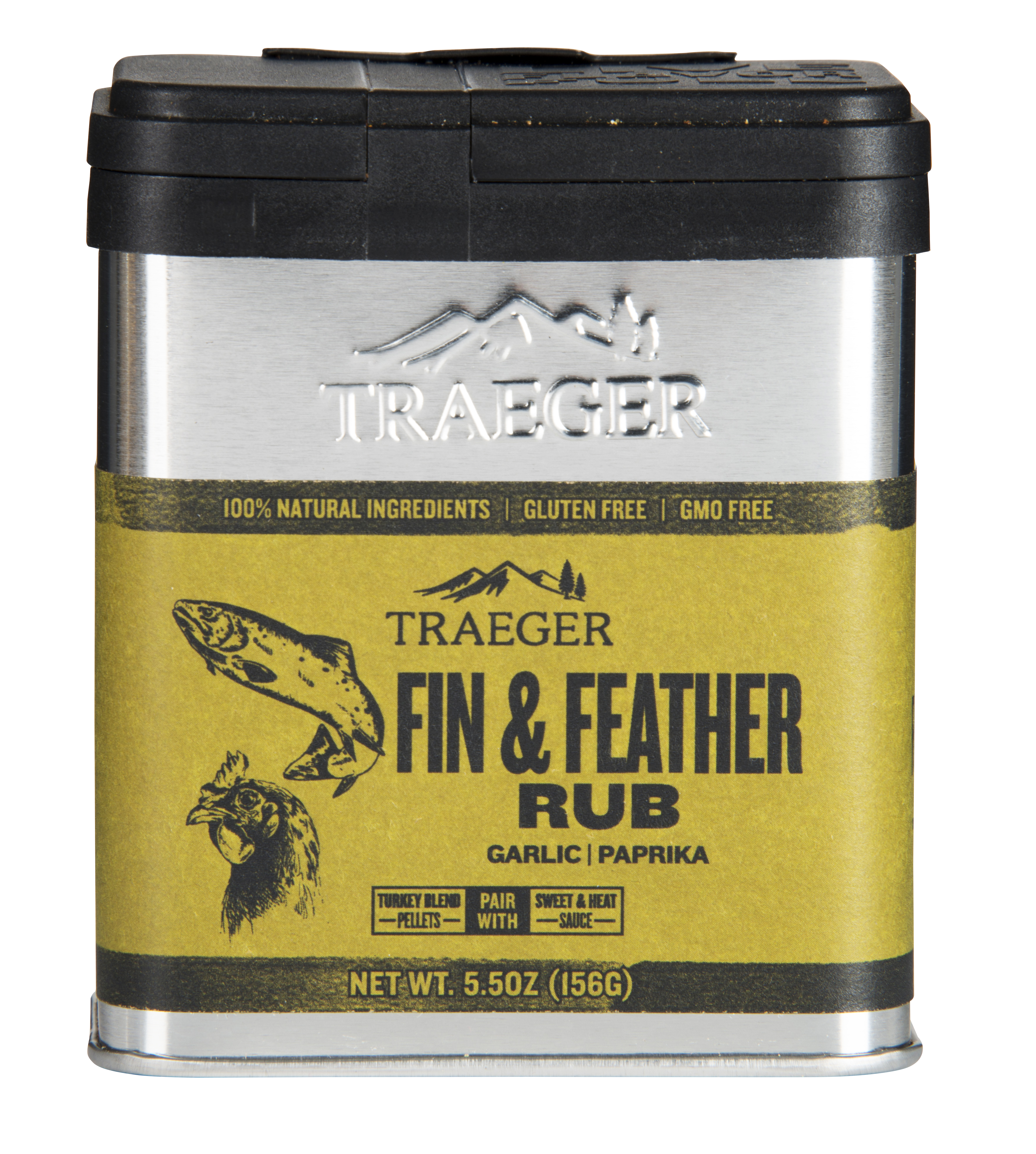 Traeger Fin & Feather Rub, 5.5 oz