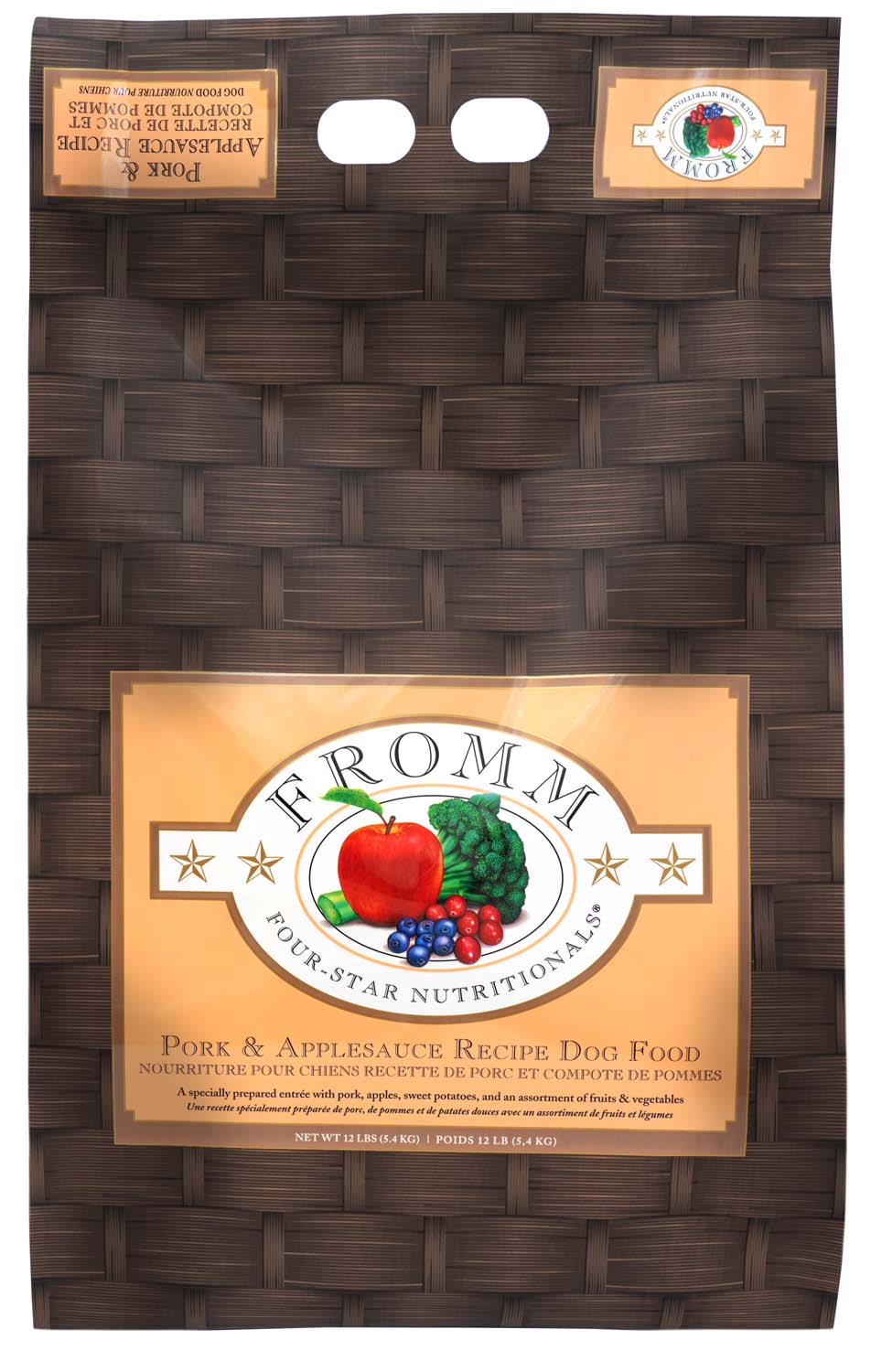 Fromm Four-Star Nutritionals Pork & Applesauce Formula Dog Food, 12 lbs