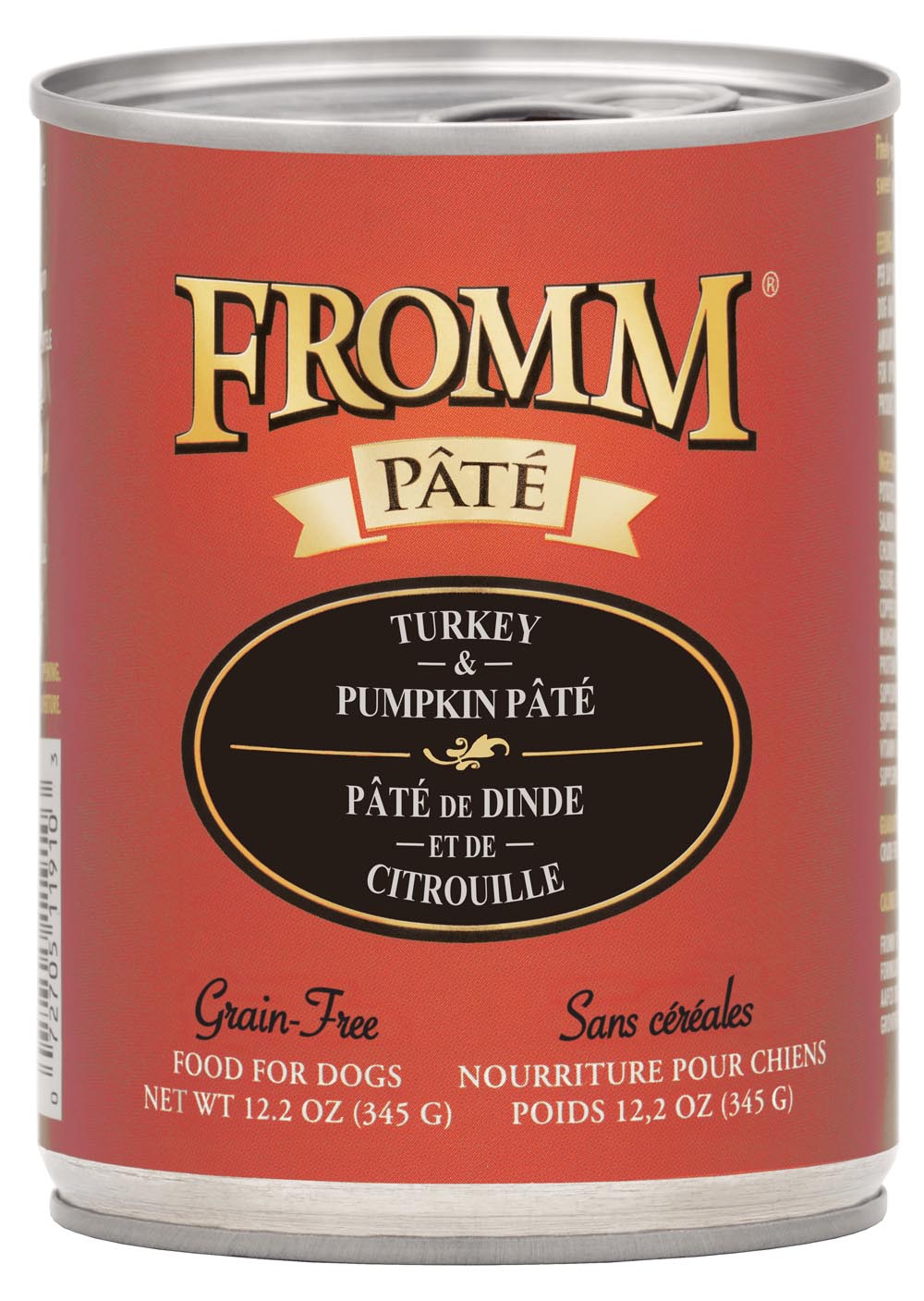 Fromm Turkey & Pumpkin Pate Food for Dogs, 12.2 OZ