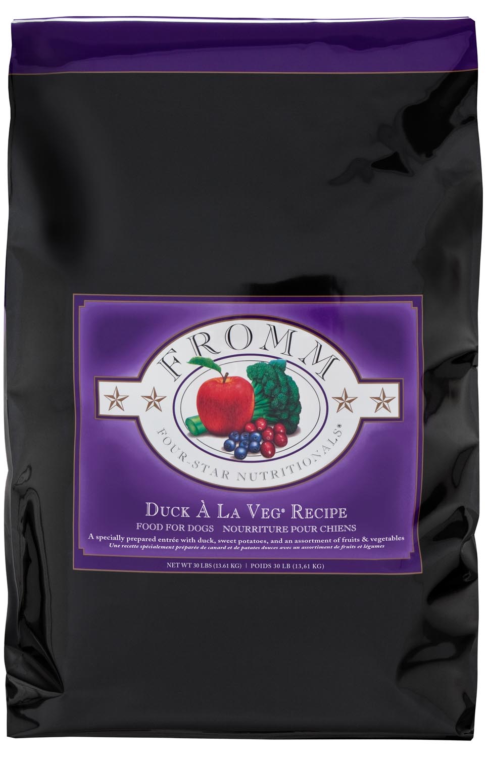 Fromm Four-Star Nutritionals&reg;  Duck  A La Veg&reg; Recipe Food for Dogs, 30 lbs