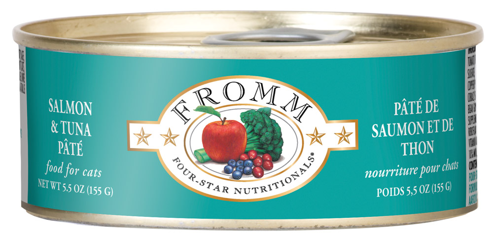 Fromm Four-Star Nutritionals Salmon & Tuna Pate Food for Cats , 5.5 oz