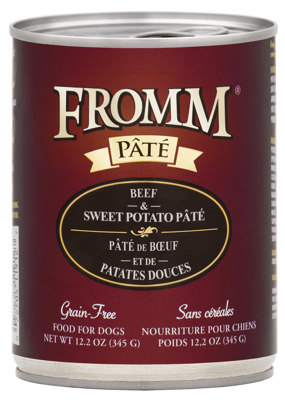 Fromm Beef & Sweet Potato Pate Food for Dogs, 12.2 oz