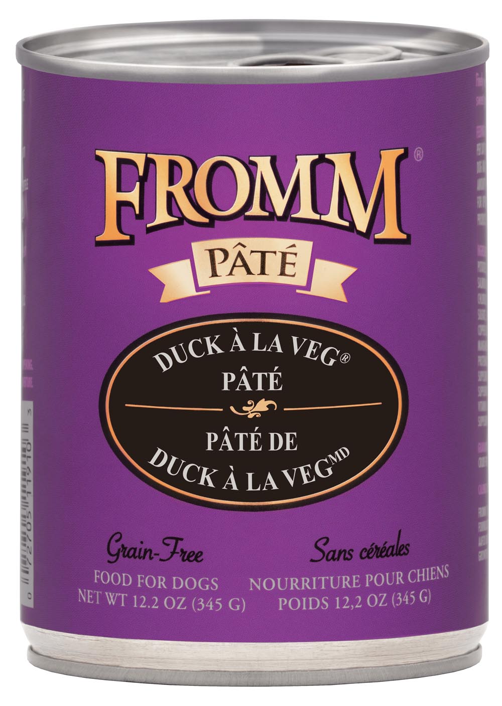 Fromm Duck A La Veg Pate Food for Dogs, 12.2 OZ