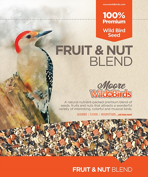 Moore Wild Birds Fruit & Nut Blend, 4 lbs