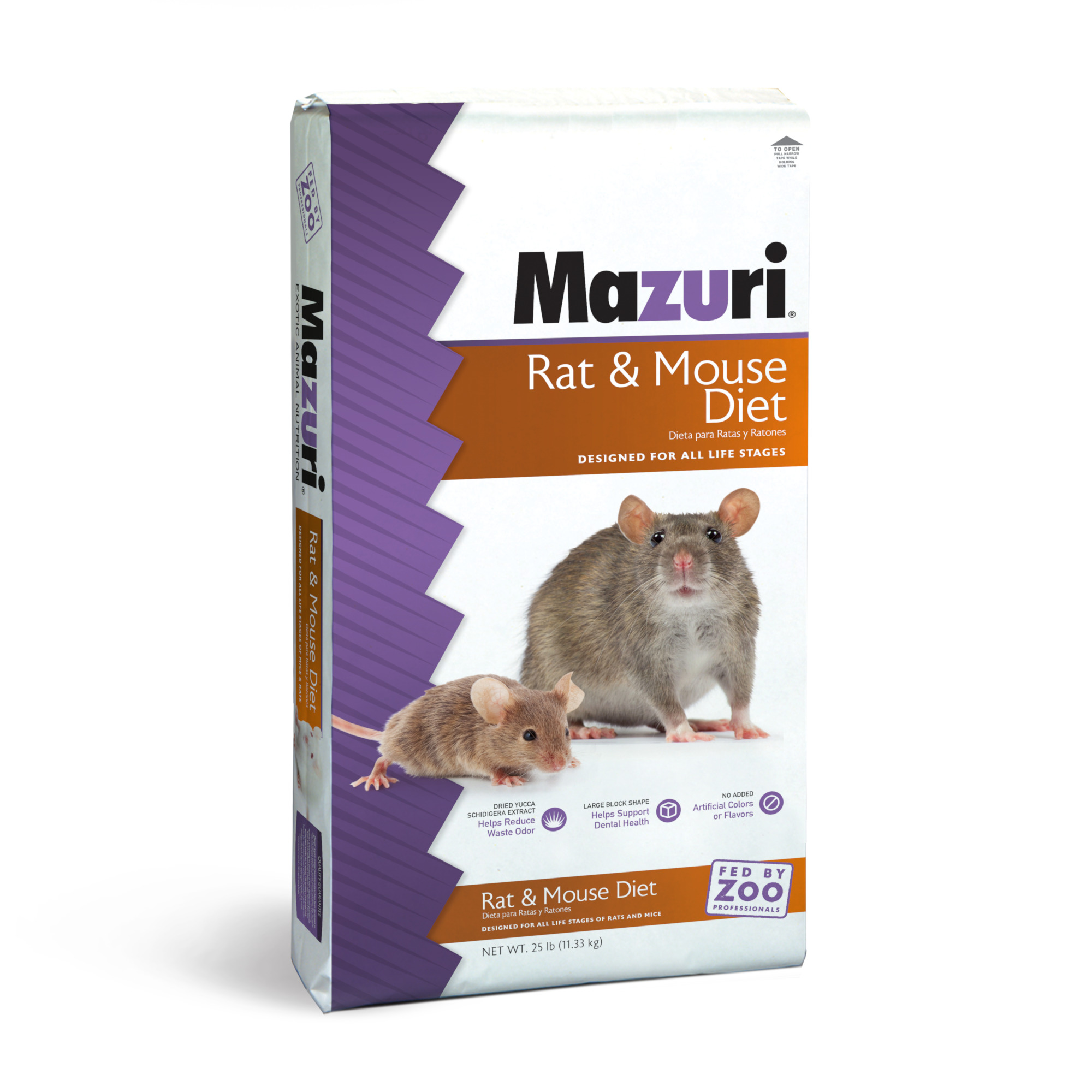 Mazuri&reg; Rat & Mouse Diet, 25 lbs