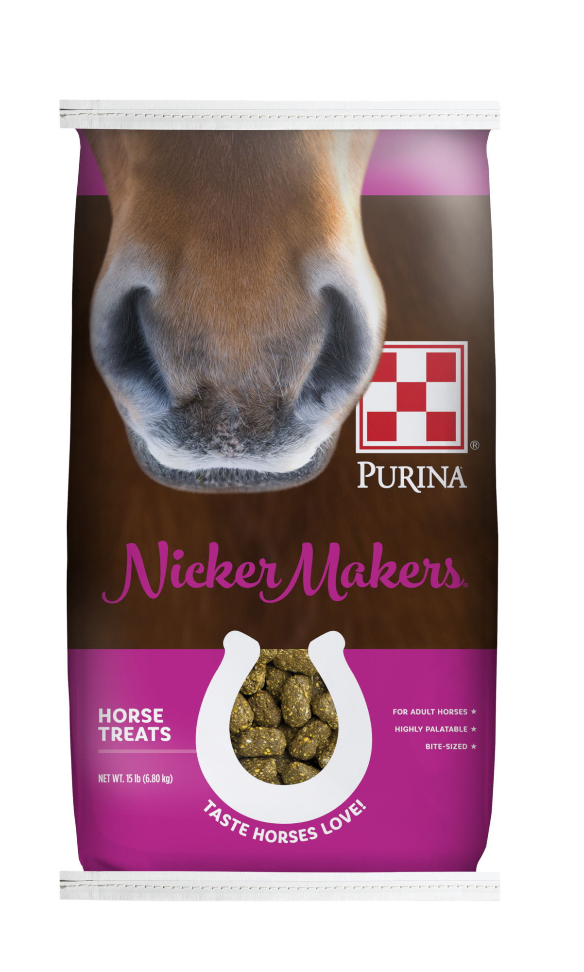 Purina&reg Nicker Makers&reg; Horse Treats, 15 lbs