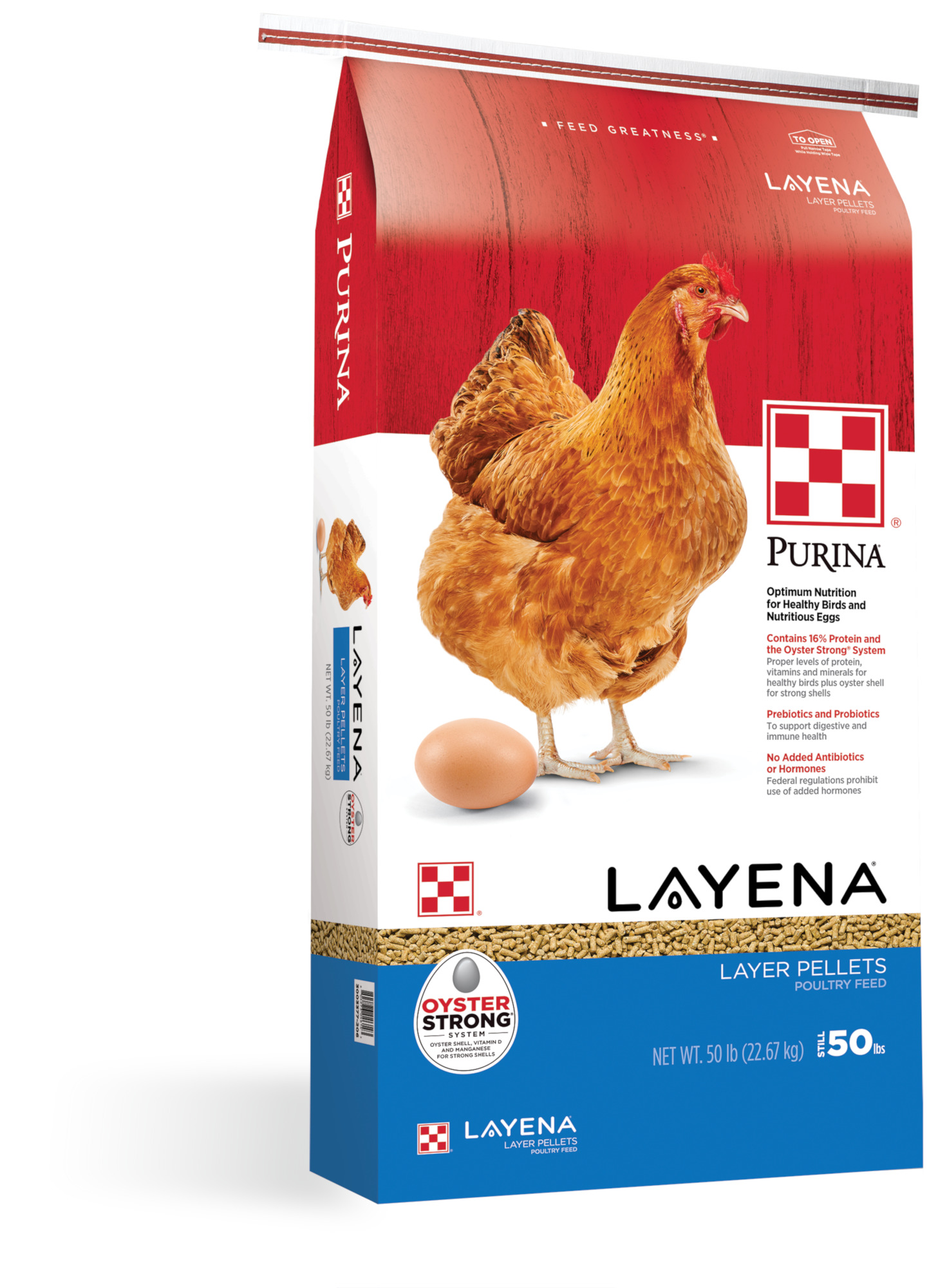 Purina&reg;  Layena&reg; Layer Pellets Chicken Feed, 50 lbs