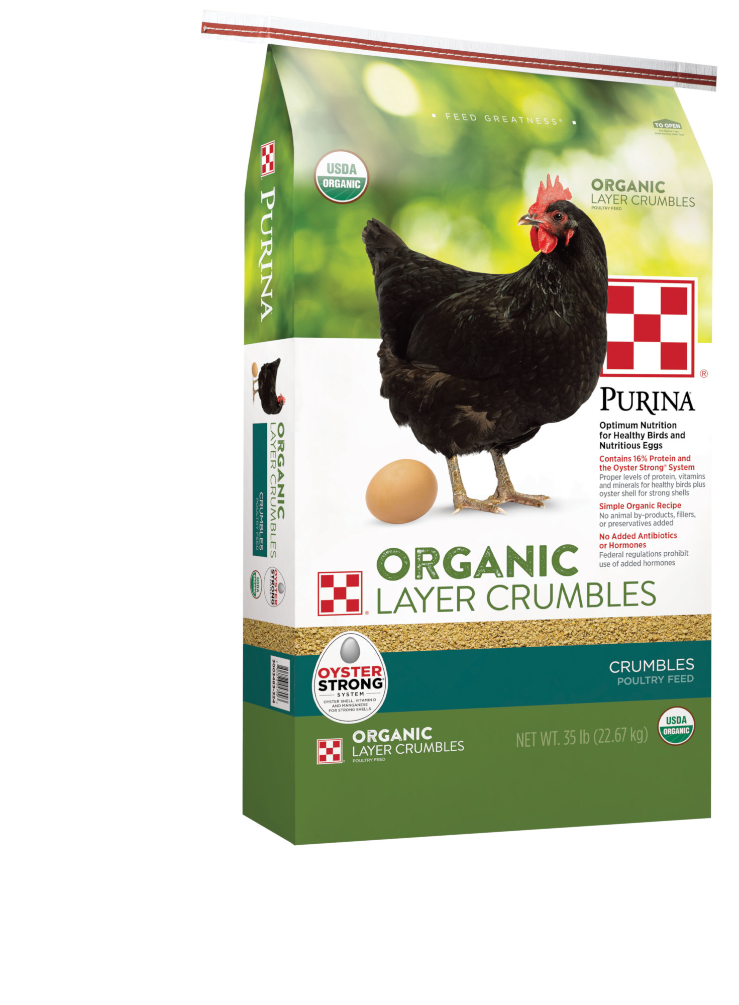 Purina&reg; Organic Layer Crumbles, 35 lbs