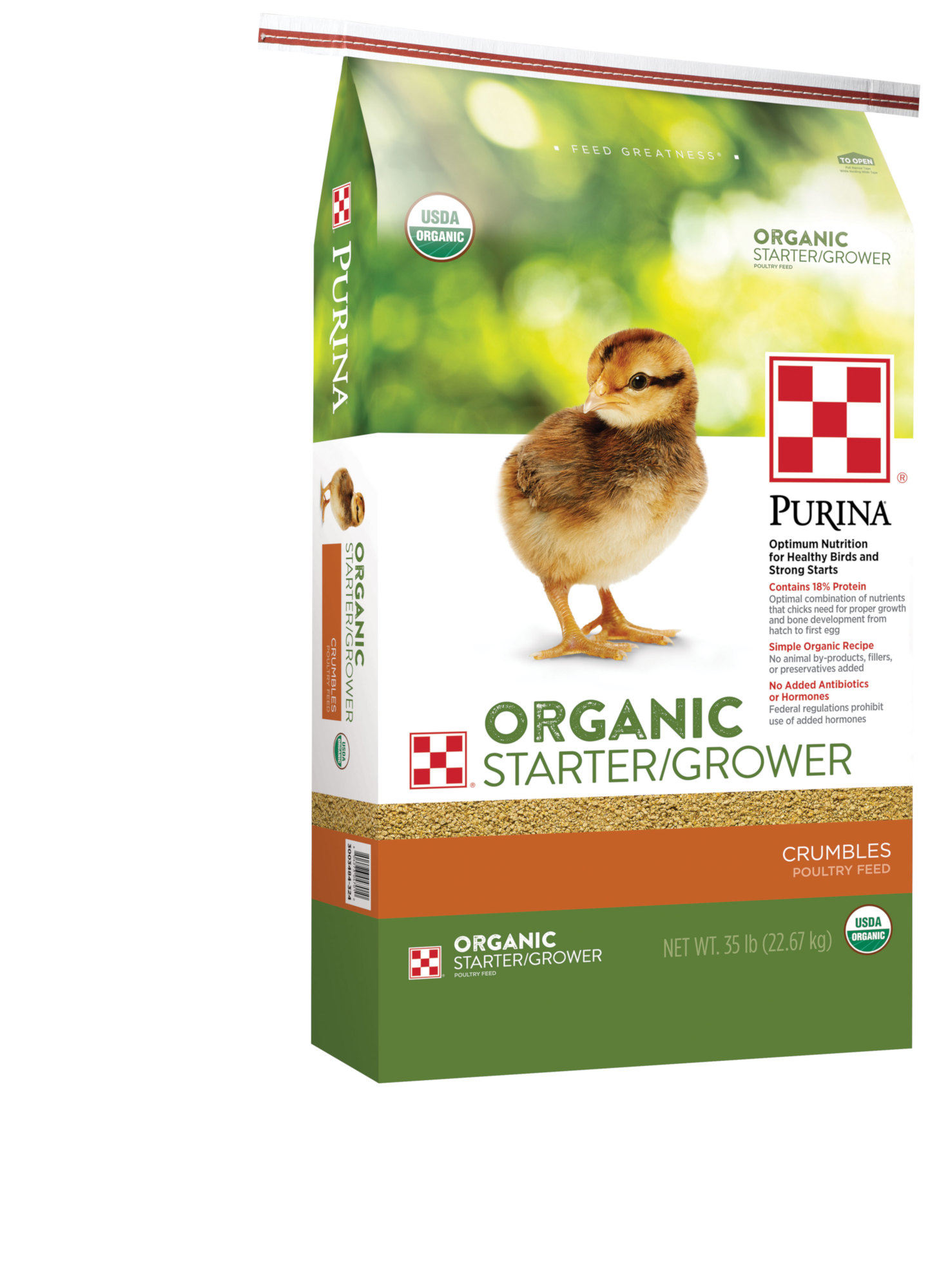 Purina&reg; Organic Starter-Grower, 35 lbs