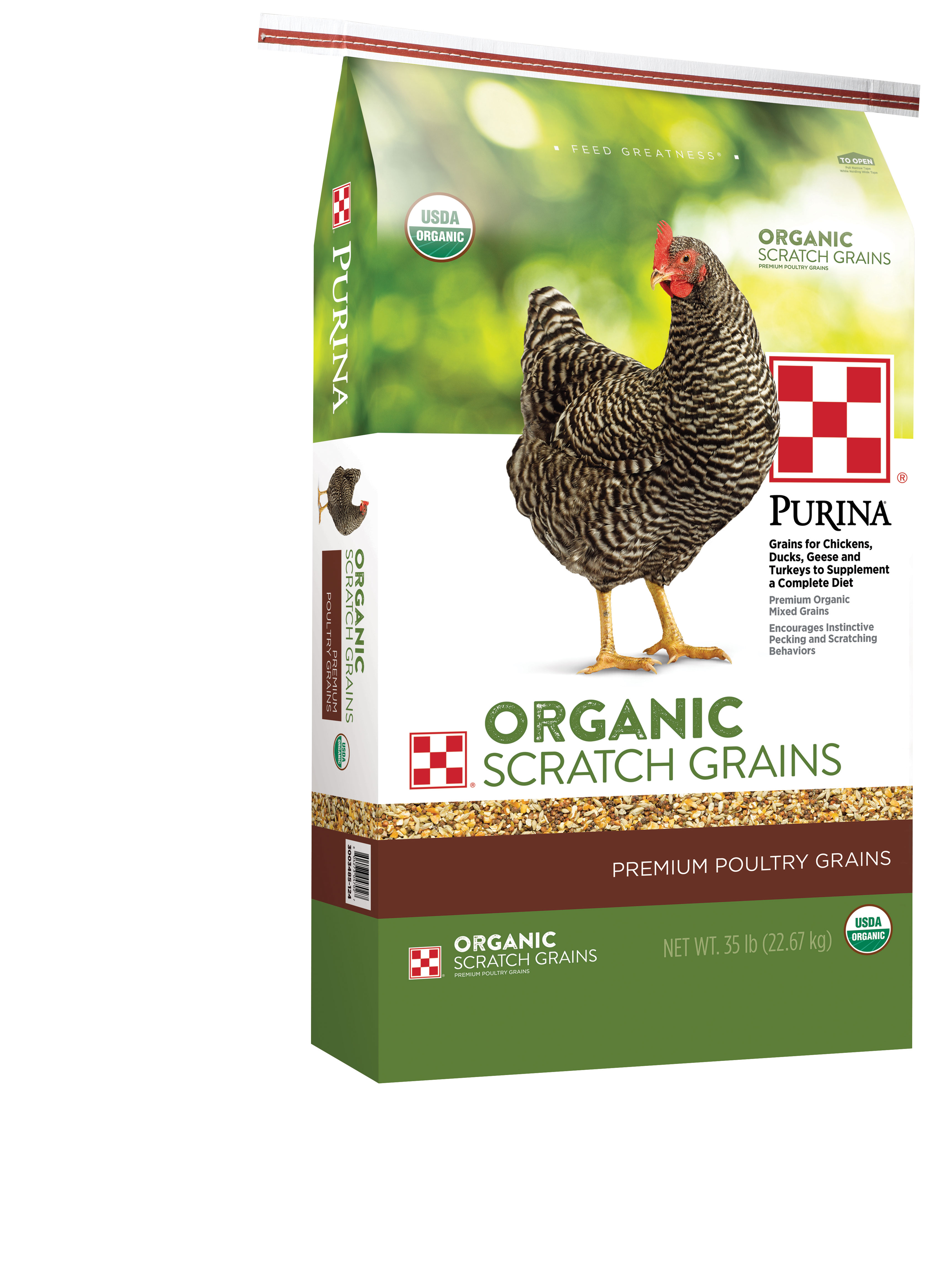 Purina&reg; Organic Scratch Grains, 35 lbs