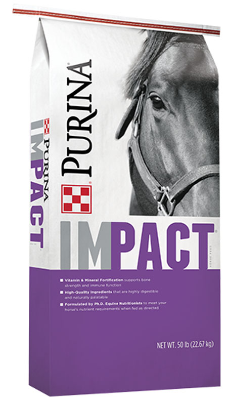 Purina&reg; IMPACT&reg; 14% Horse Cube, 50 lbs