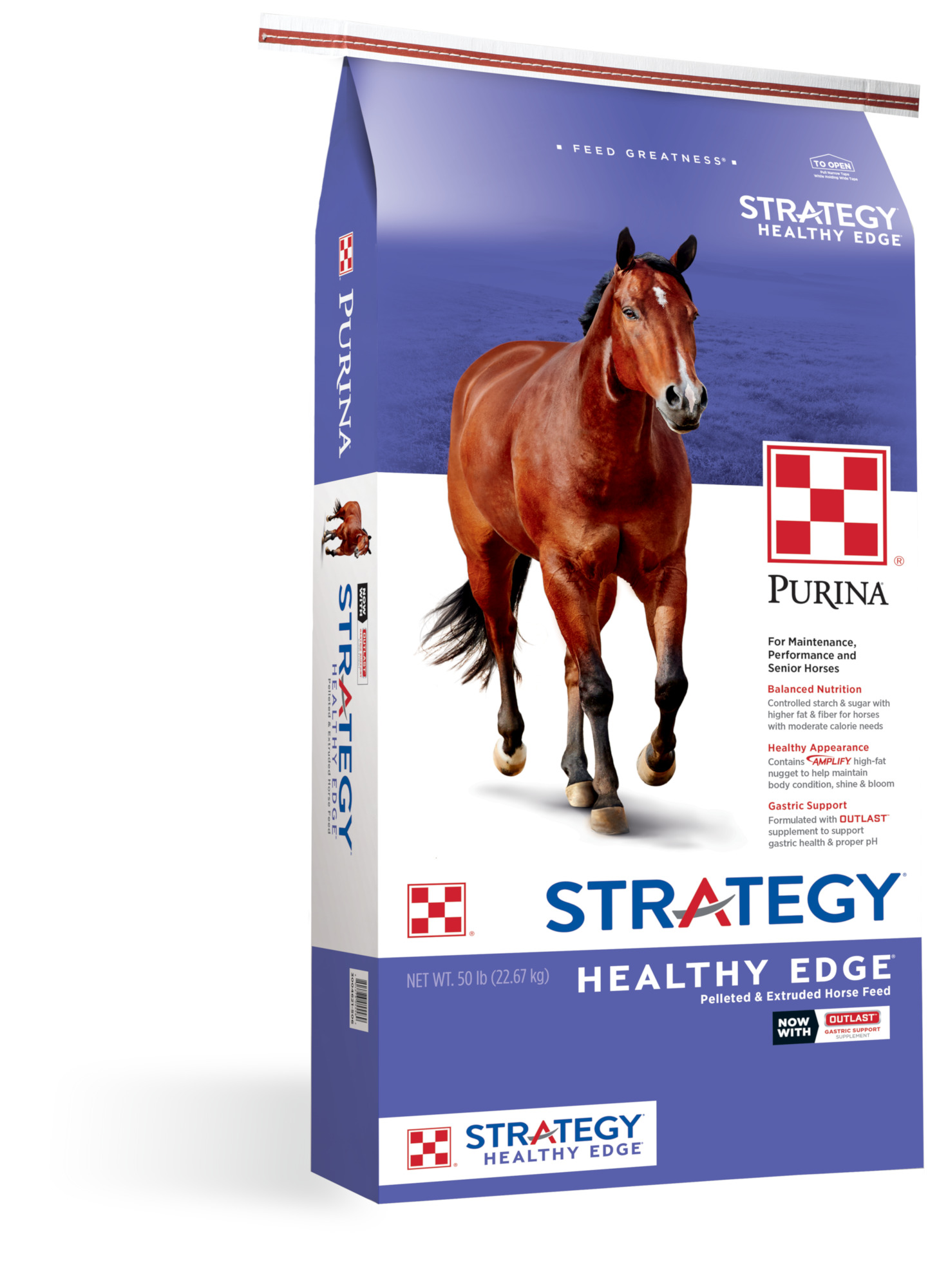 Purina&reg; Strategy&reg; Healthy Edge&reg; Horse Feed, 50 lbs
