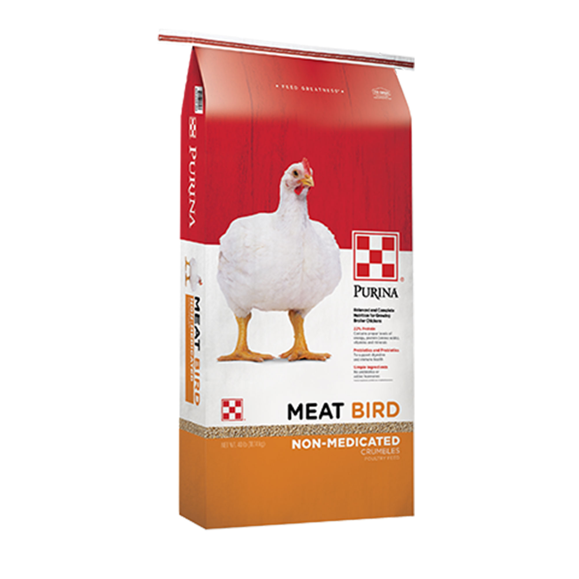 Purina&reg; Meat Bird Crumbles, 40 lbs