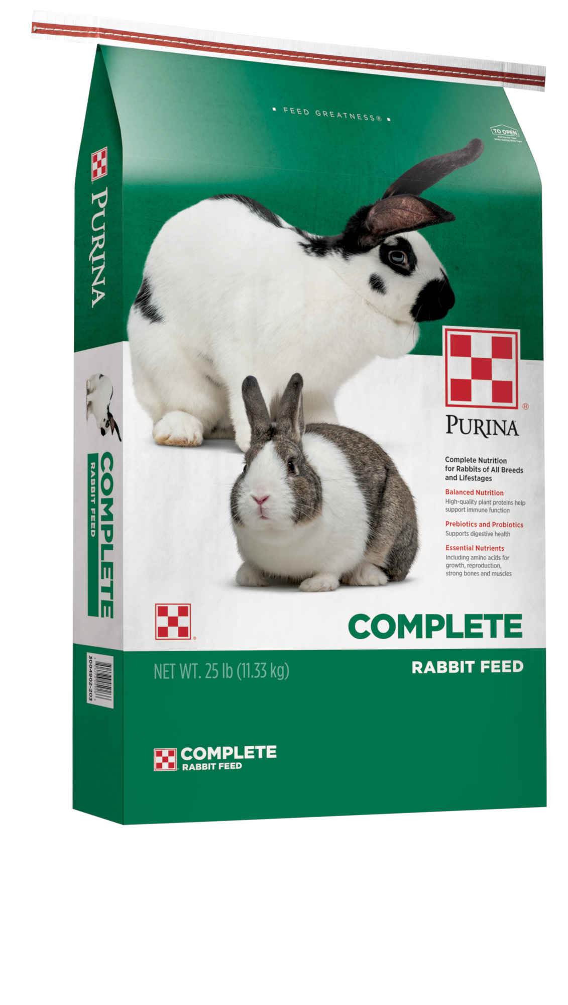 Purina&reg; Complete Rabbit Feed, 25 lbs
