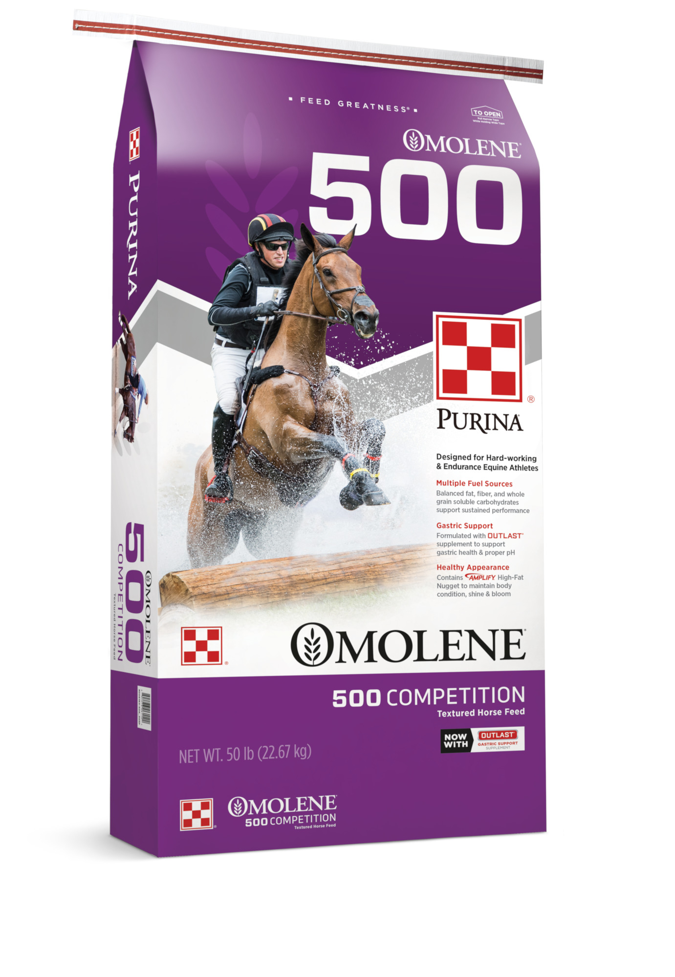 Purina&reg; Omolene #500&reg; Competition Horse Feed, 50 lbs