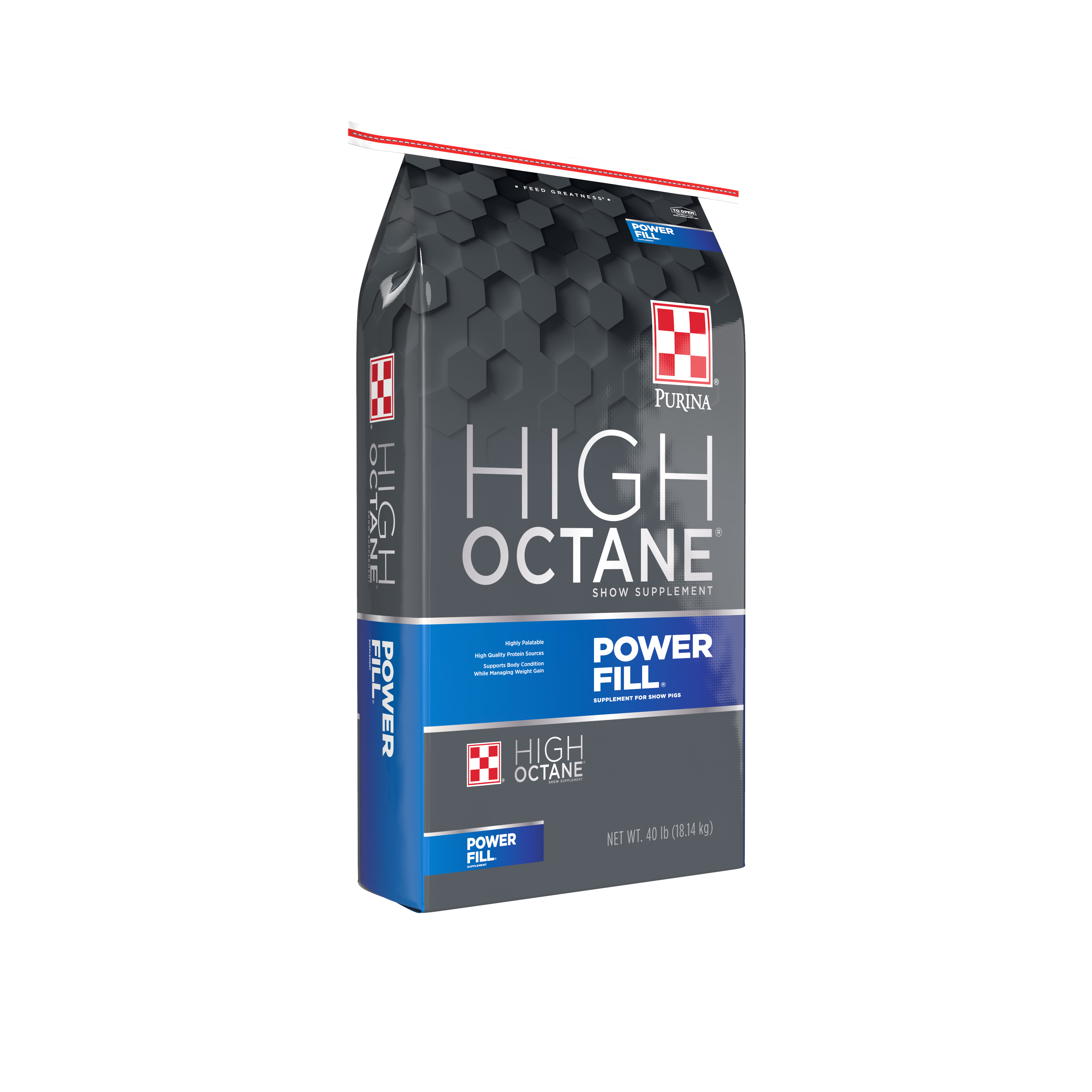 Purina&reg; High Octane&reg; Powerfill&reg; Supplement, 50 lbs