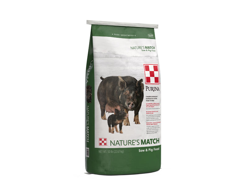Nature's Match&reg; Sow & Pig Complete, 50 lbs
