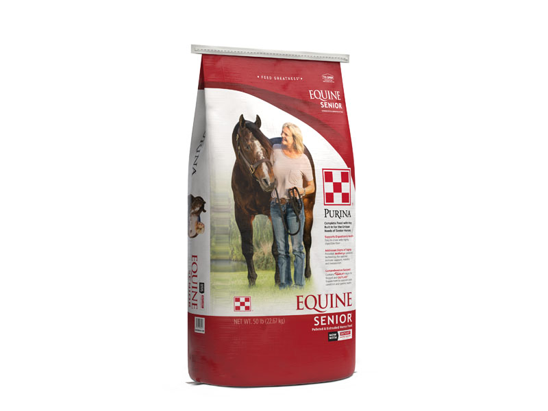 Purina Equine Senior Horse Feed, 50 lbs