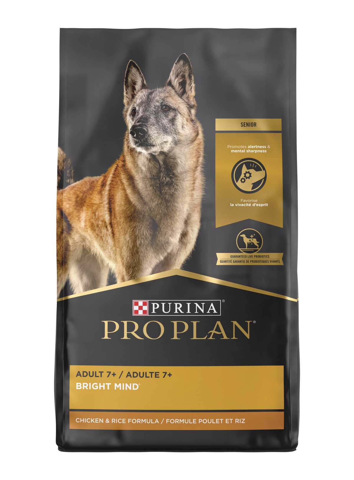 Purina Pro Plan Adult 7+ Bright Mind Chicken & Rice Formula, 30 lbs