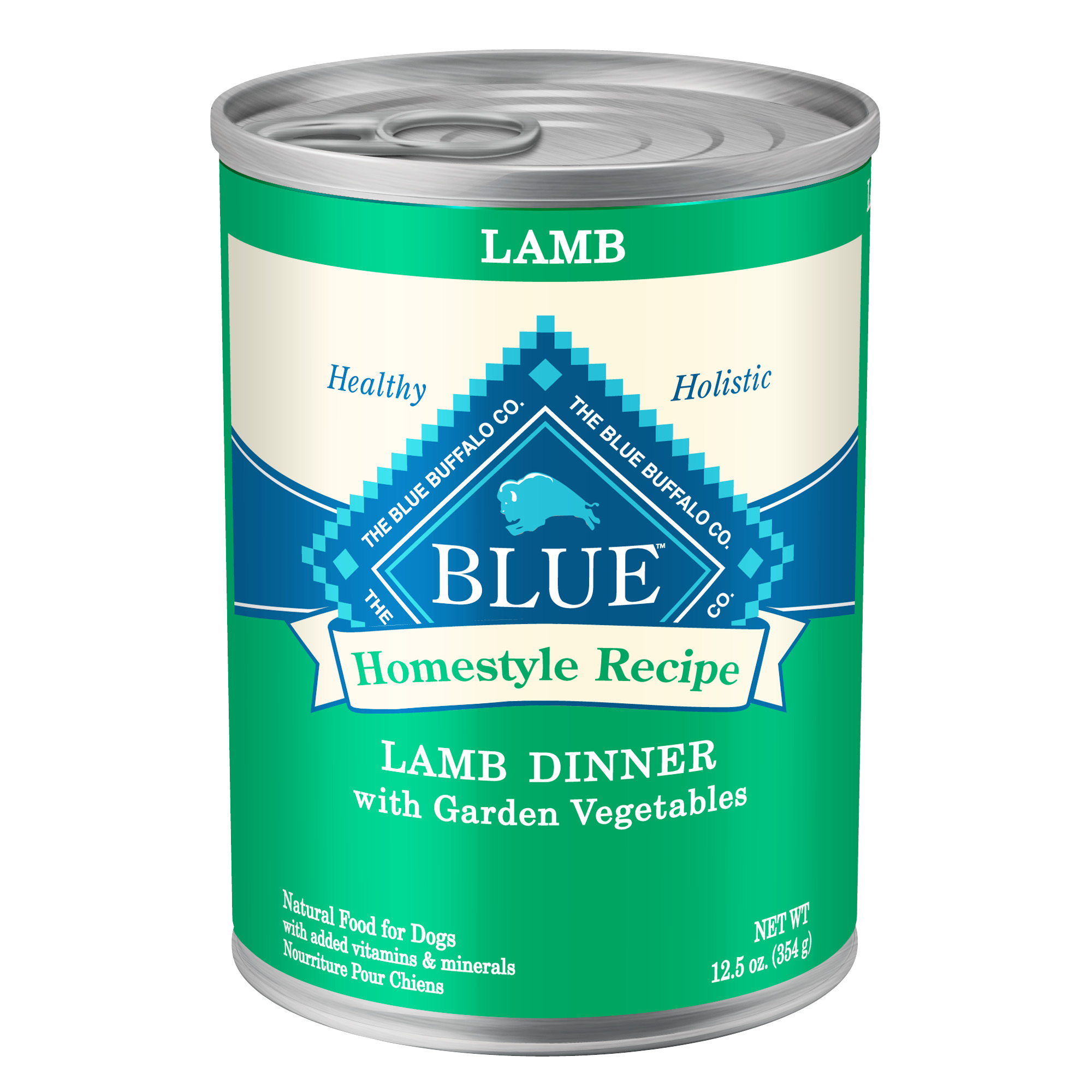 BLUE Homestyle Recipe Lamb Dinner with Garden Vegetables For Adult Dogs,
