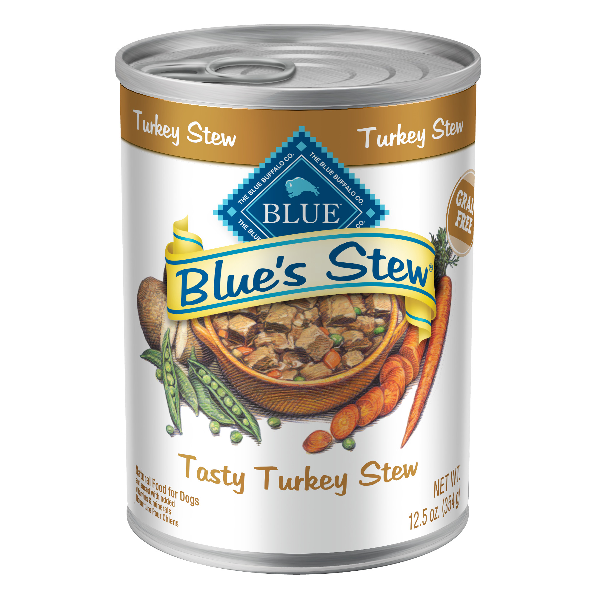 Blue's Stew Tasty Turkey Stew For Adult Dogs, 12.5 oz