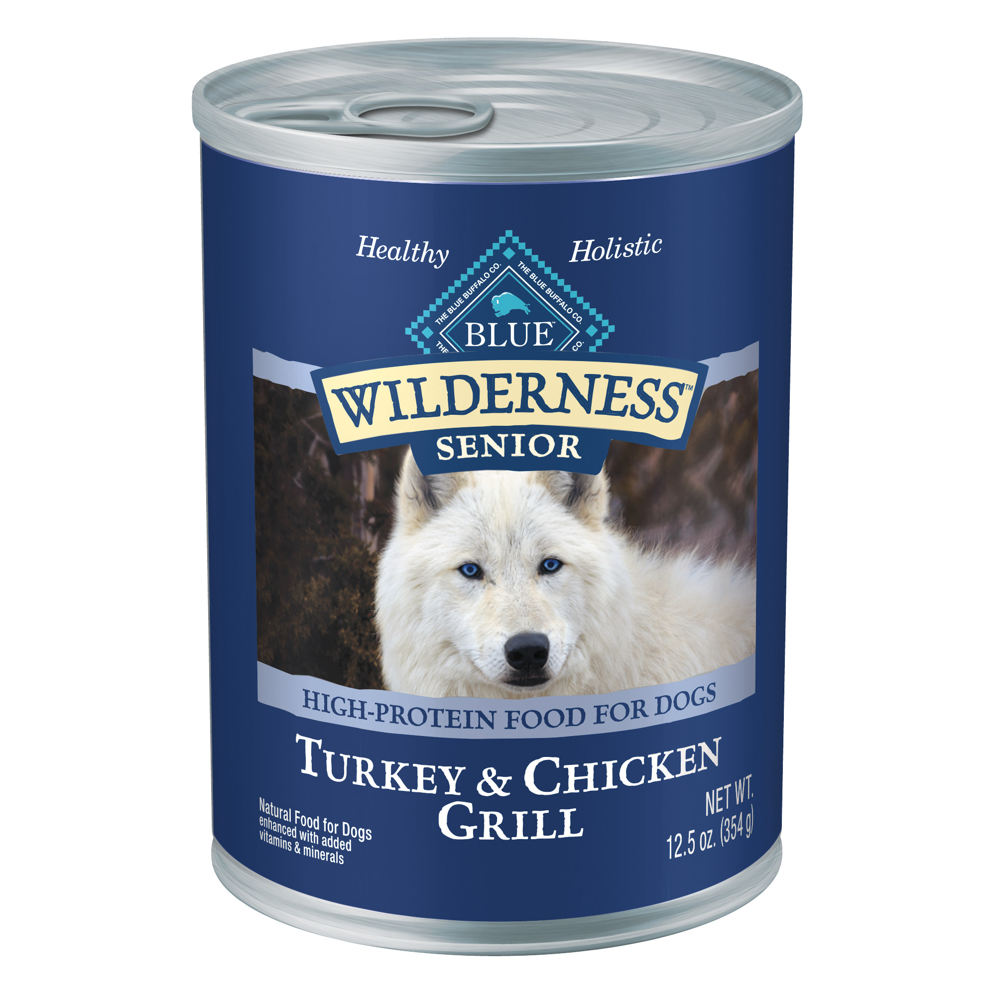 BLUE Wilderness Turkey & Chicken Grill for Senior Dogs, 12.5 oz