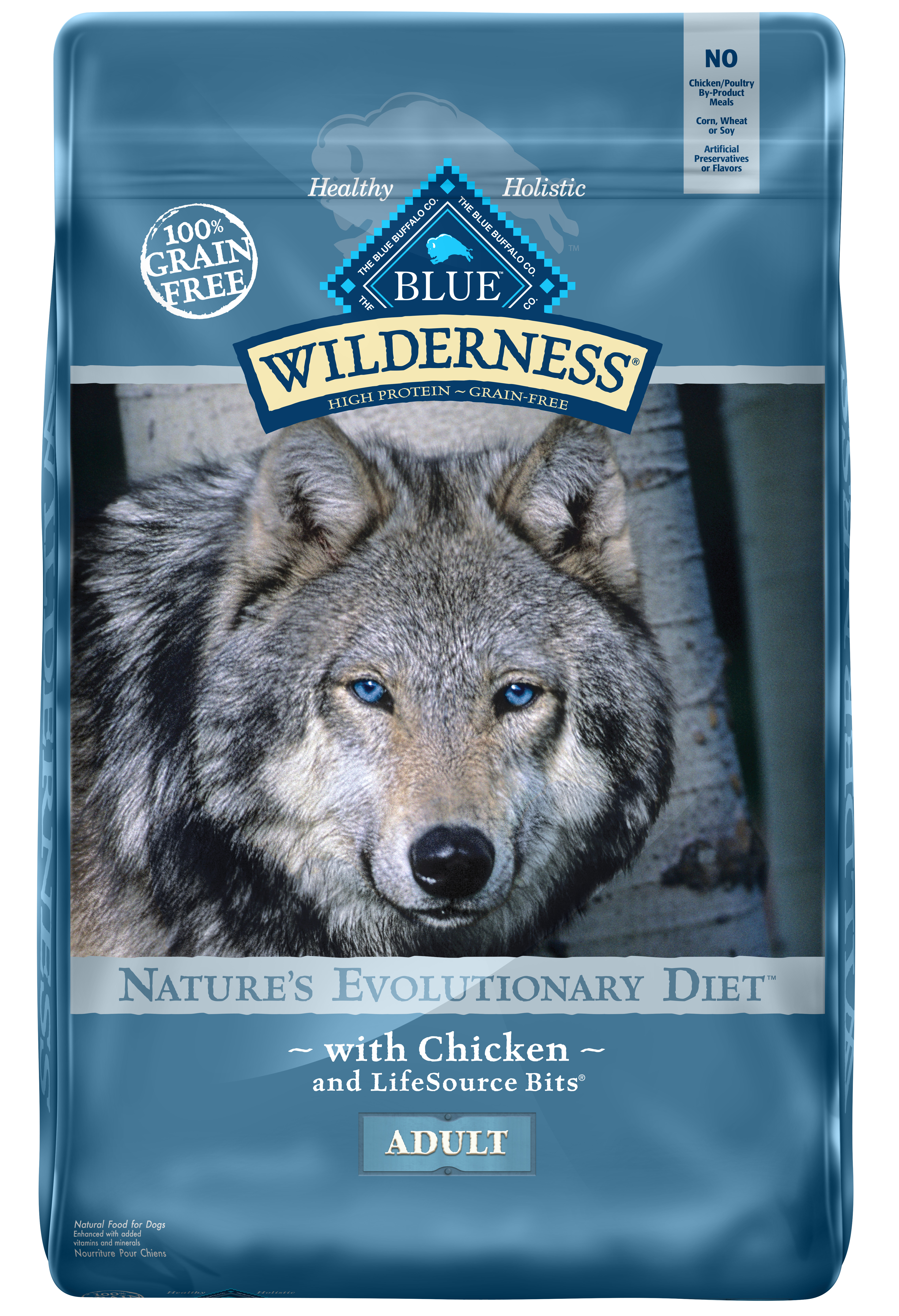 BLUE Wilderness Chicken Recipe for Adult Dogs, 24 lb