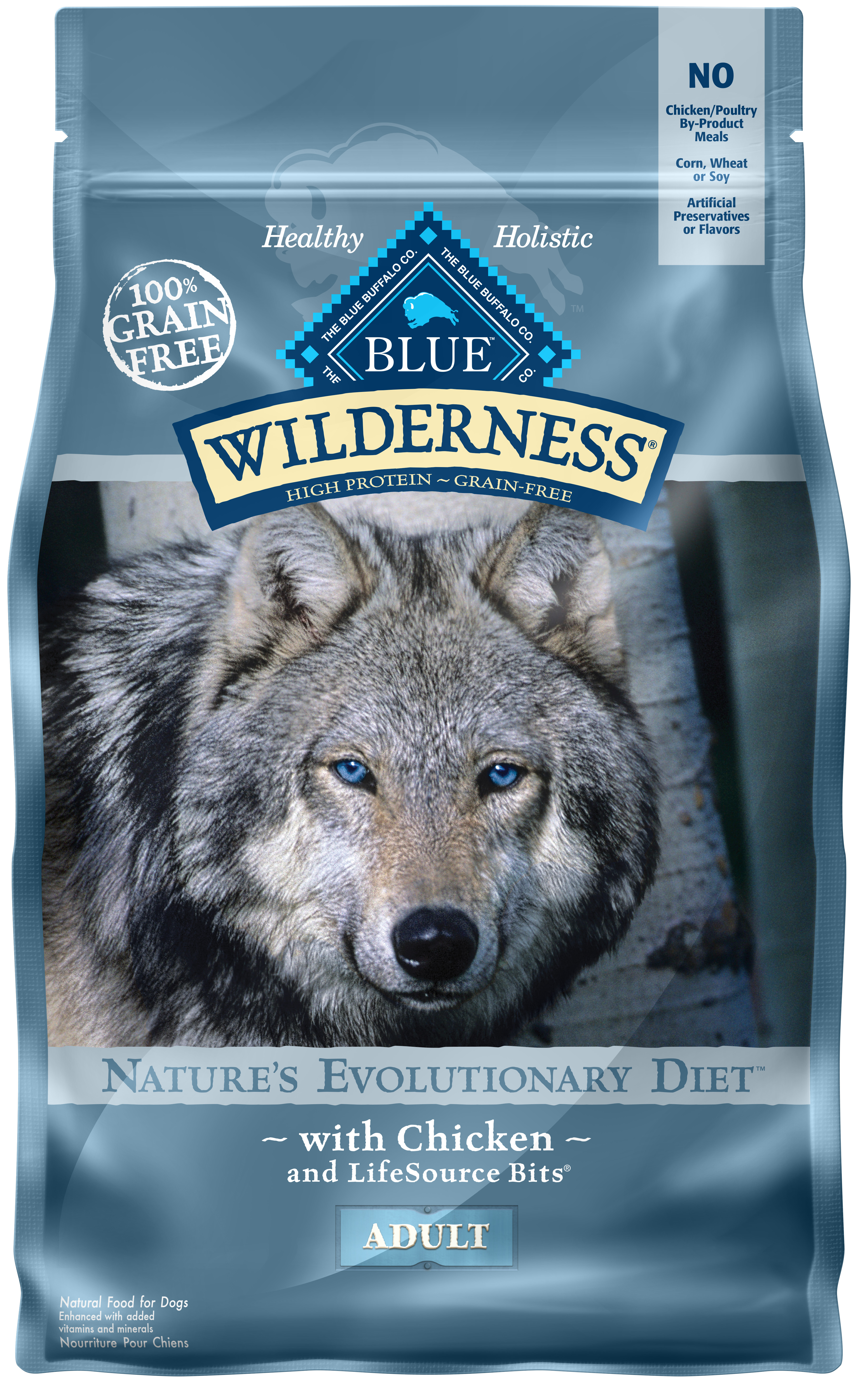 BLUE Wilderness Chicken Recipe for Adult Dogs, 4.5 lb