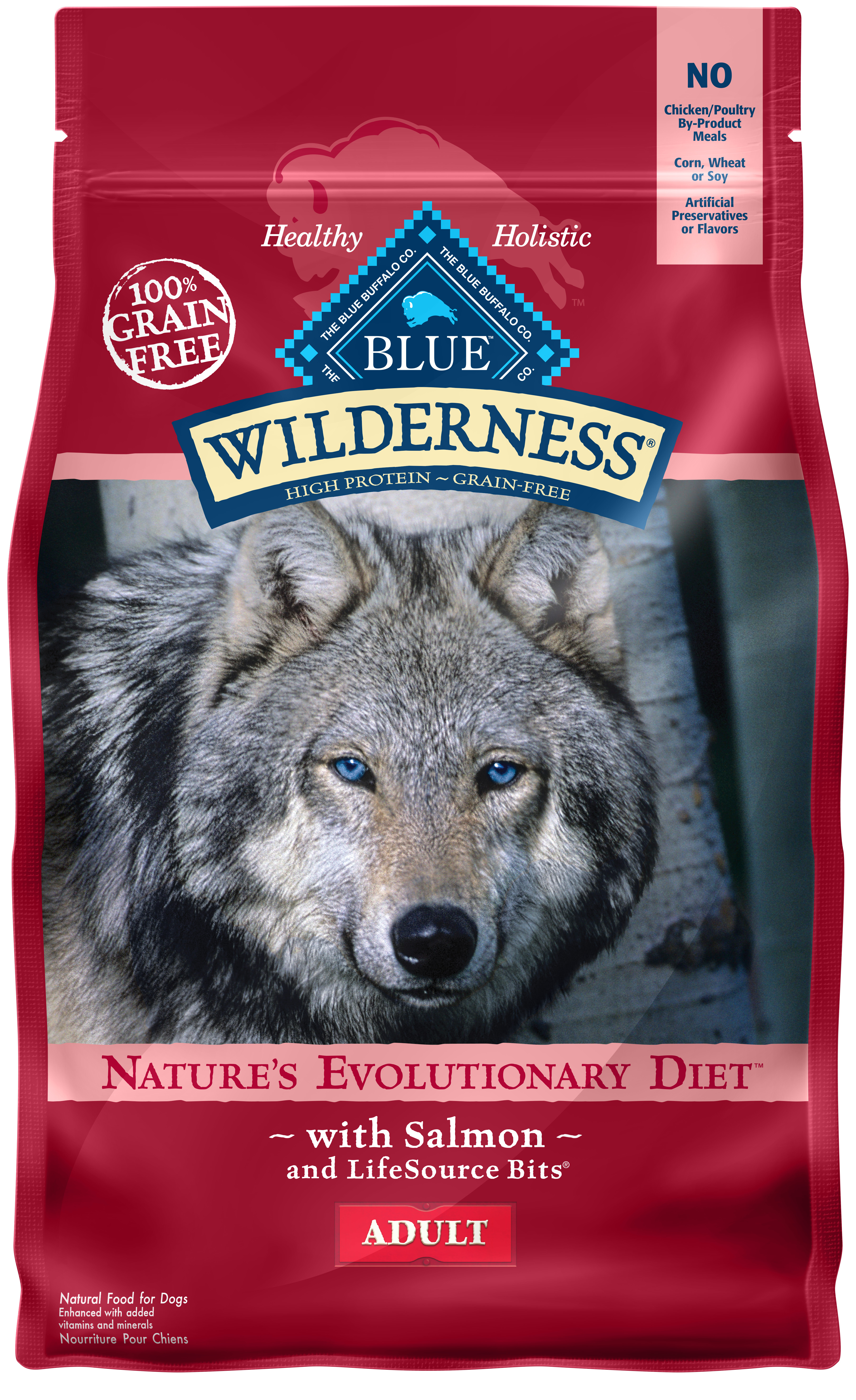 BLUE Wilderness Salmon Recipe for Adult Dogs, 4.5 lb