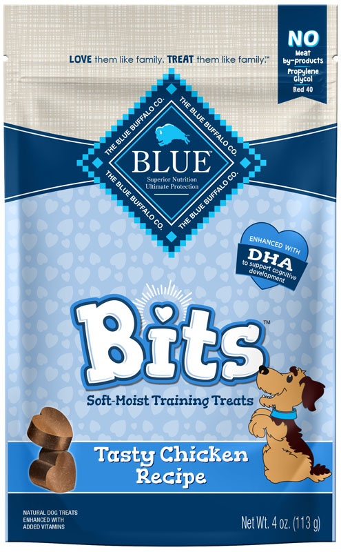 BLUE Bits Tasty Chicken Soft-Moist Training Treats, 4 oz