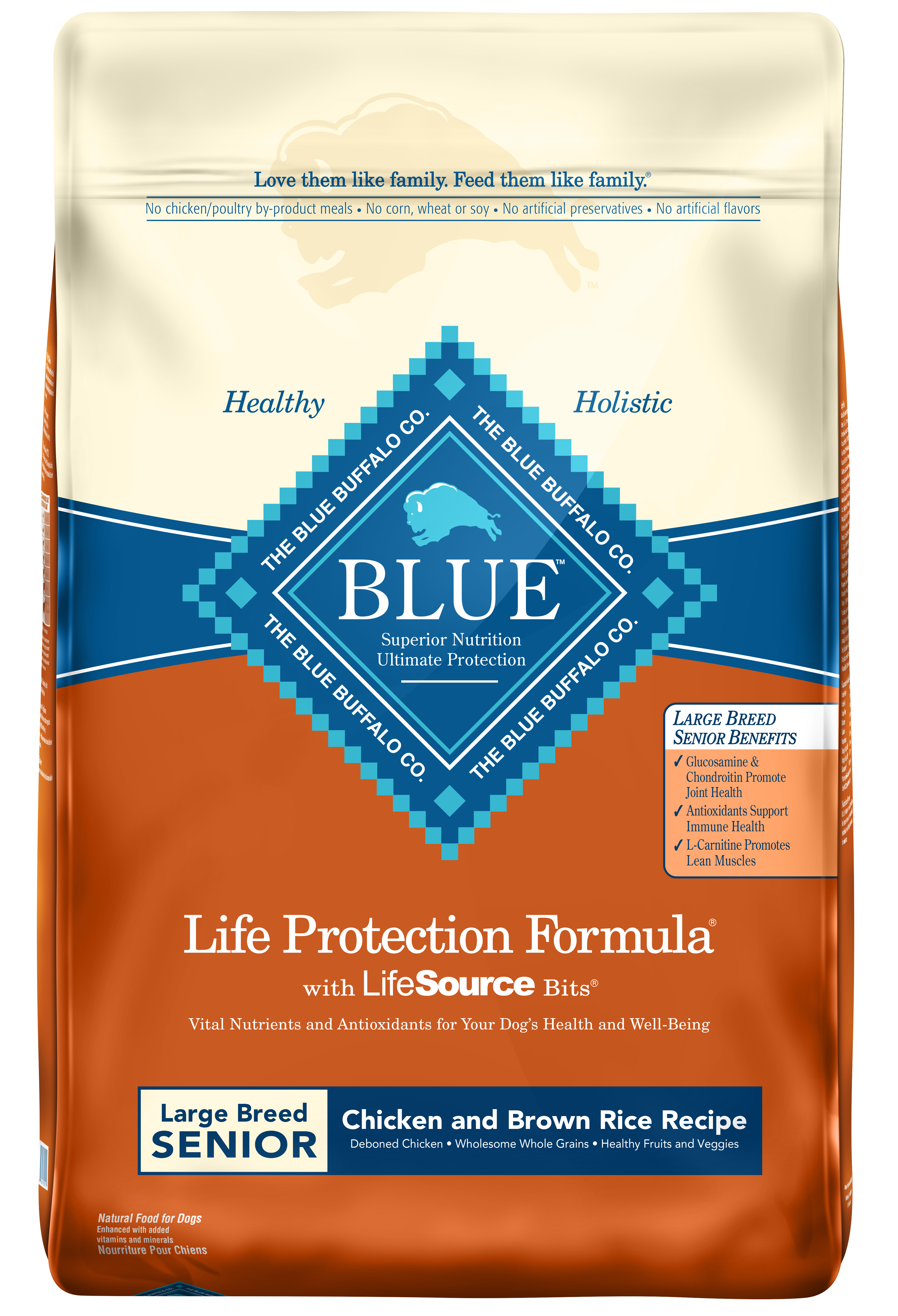Blue Buffalo Life Protection Formula Chicken and Brown Rice Recipe For Large