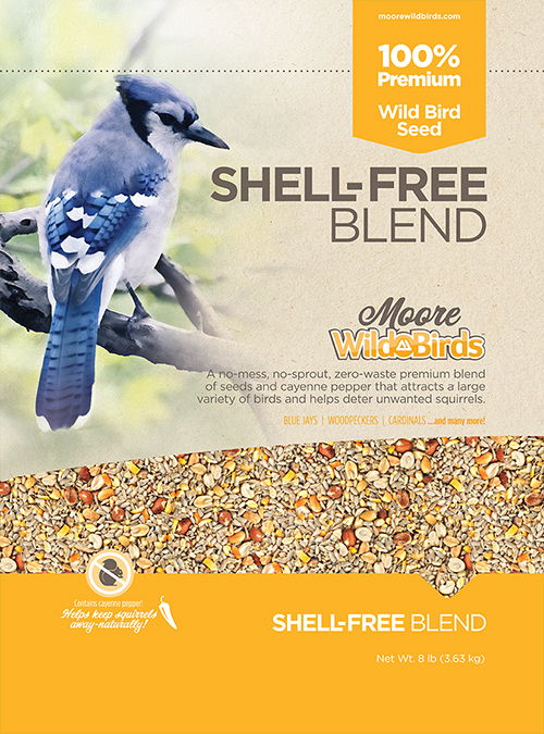 Moore Wild Birds Shell Free Blend, 5 lbs
